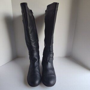 Ladies SZ 8-1/2M  (WC) Life Stride Black Riding Boot